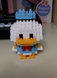 Конструктор фигурка Пиксели BRICKS Дональд Дак серия "Мультгерои" Donald Duck M3007