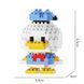 Конструктор фигурка Пиксели BRICKS Дональд Дак серия "Мультгерои" Donald Duck M3007