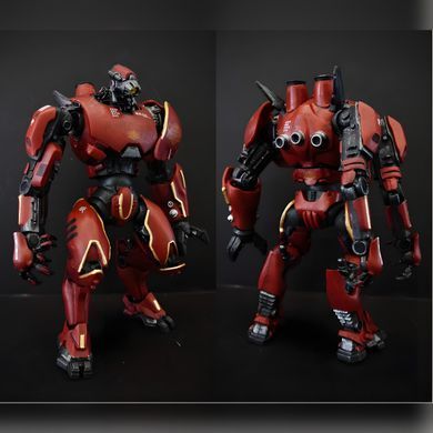 Колекційна фігурка Crimson Typhoon Pacific Rim 18 см &mdash; рухлива action figure робот Єгер Багряний Тайфун Тихоокеанський рубіж з LED-підсвіткою