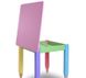 Дитячий столик "Олівчики" 60*60 з пеналом (колір стільниці - рожевий)