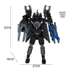 Конструктор Титан КамераМен Скибиди Туалет 752 детали, figures Upgraded Titan Cameraman Skibidi Toilet 752pcs