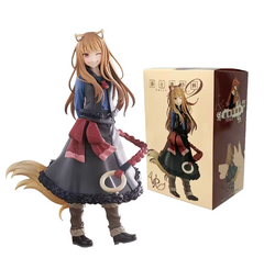 Колекційна аніме фігурка Holo Spice and Wolf (Вовчиця і прянощі) 17 см &ndash; Холо Мудра Вовчиця, anime action figure, статуетка Spice & Wolf з коробкою