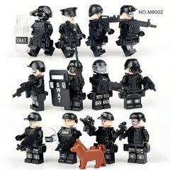 Набор фигурок человечков военные спецназовцы S.W.A.T. 12шт figures sets special forces S.W.A.T. 12pcs M8002