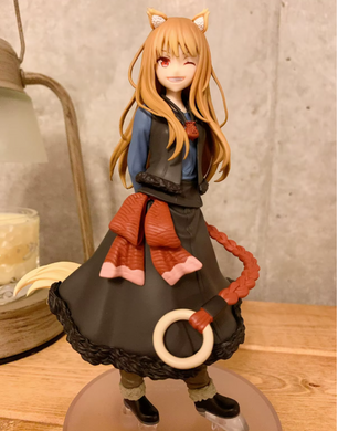 Колекційна аніме фігурка Holo Spice and Wolf (Вовчиця і прянощі) 17 см &ndash; Холо Мудра Вовчиця, anime action figure, статуетка Spice & Wolf з коробкою