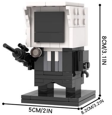 Конструктор ТВМен Агент Телевизор Скибиди Туалет figures TVWoman Skibidi Toilet MOC7111
