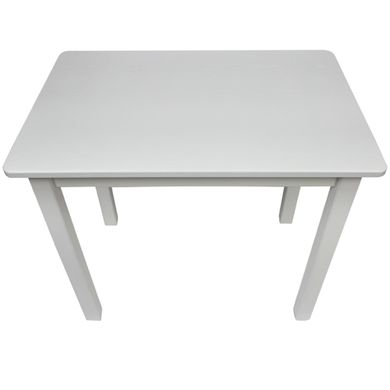 Обеденный стол "Белый" с прямыми ножками