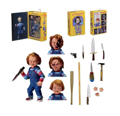 Колекційна фігурка Chucky Good Guys Child&rsquo;s Play Ultimate Chucky 10 см &ndash; екшн-фігурка Чакі з аксесуарами