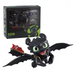 Фигурка Беззубик Toothless How to Train Your Dragon / Как Приручить Дракона / Коллекционная подвижная аниме фигурка Дракон Иккинг / Action Figure 17.5 см Черный