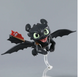 Фигурка Беззубик Toothless How to Train Your Dragon / Как Приручить Дракона / Коллекционная подвижная аниме фигурка Дракон Иккинг / Action Figure 17.5 см Черный