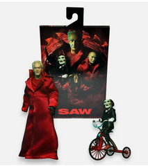 Фигурка Джон Креймер из фильма "Пила" - Ultimate Jigsaw Killer Figure (Red Robe) | Коллекционная экшн-фигурка с аксессуарами