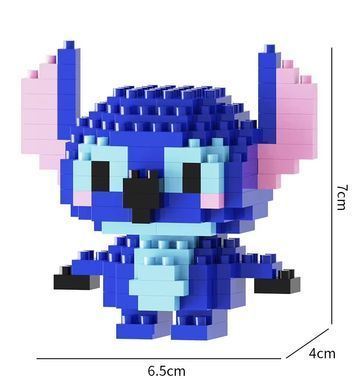 Конструктор фигурка Пиксели BRICKS Лило и ститч серия "Мультгерои"  Lilo & Stitch M3040