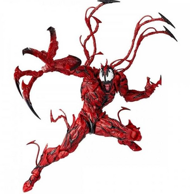 Фигурка Карнаж 18см коллекционная с набором аксессуаров action figures Carnage MARVEL 16 см