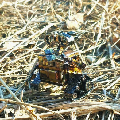 Металлический 3D конструктор робот Волли Wall-E &mdash; мини модель 6 см