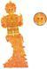Фигурка Человек-факел Фантастическая четвёрка Марвел figurine Human Torch First Steps Marvel GH0384