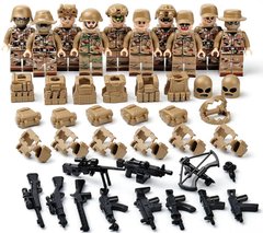 Набор фигурок человечков военные 10 шт  figures sets special forces 10pcs MJQ1001