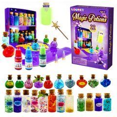 Набір для створення чарівних зіллів Magic Potions 22 шт / Magic Potions Set for Kids 22 pcs &ndash; творчий набір для дітей, світиться у темряві, експерименти, DIY лабораторія вдома