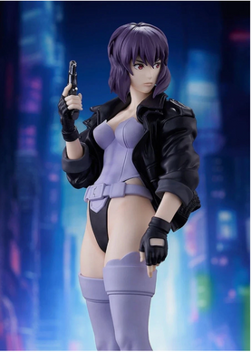 Колекційна аніме-фігурка Мотоко Кусанагі / Motoko Kusanagi &mdash; Привид у броні / Ghost in the Shell Stand Alone Complex Cyberpunk Anime Figure з пістолетом, 18 см