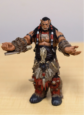 Фигурка коллекционная Warcraft &ndash; Durotan (Дуротан), вождь клана Frostwolf / Warcraft Durotan Action Figure, 15 см, с боевым топором