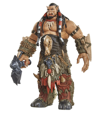 Фигурка коллекционная Warcraft &ndash; Durotan (Дуротан), вождь клана Frostwolf / Warcraft Durotan Action Figure, 15 см, с боевым топором