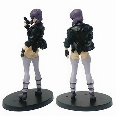 Колекційна аніме-фігурка Мотоко Кусанагі / Motoko Kusanagi &mdash; Привид у броні / Ghost in the Shell Stand Alone Complex Cyberpunk Anime Figure з пістолетом, 18 см