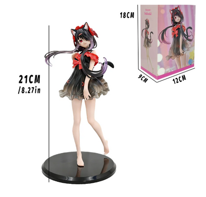 Фигурка коллекционная Кокиоин Date A Live в пижаме / Date A Live Kakyoin Pajamas &ndash; аниме фигурка с подставкой, 21 см