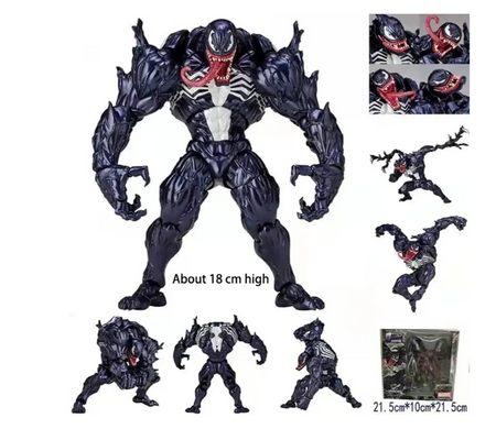 Фигурка Веном 18см подвижная фигурка Марвел action figures Venom 18 см MARVEL